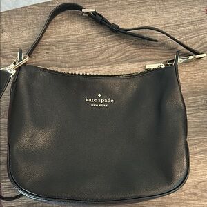 Kate Spade Black Shoulder Bag with Adjustable Strap